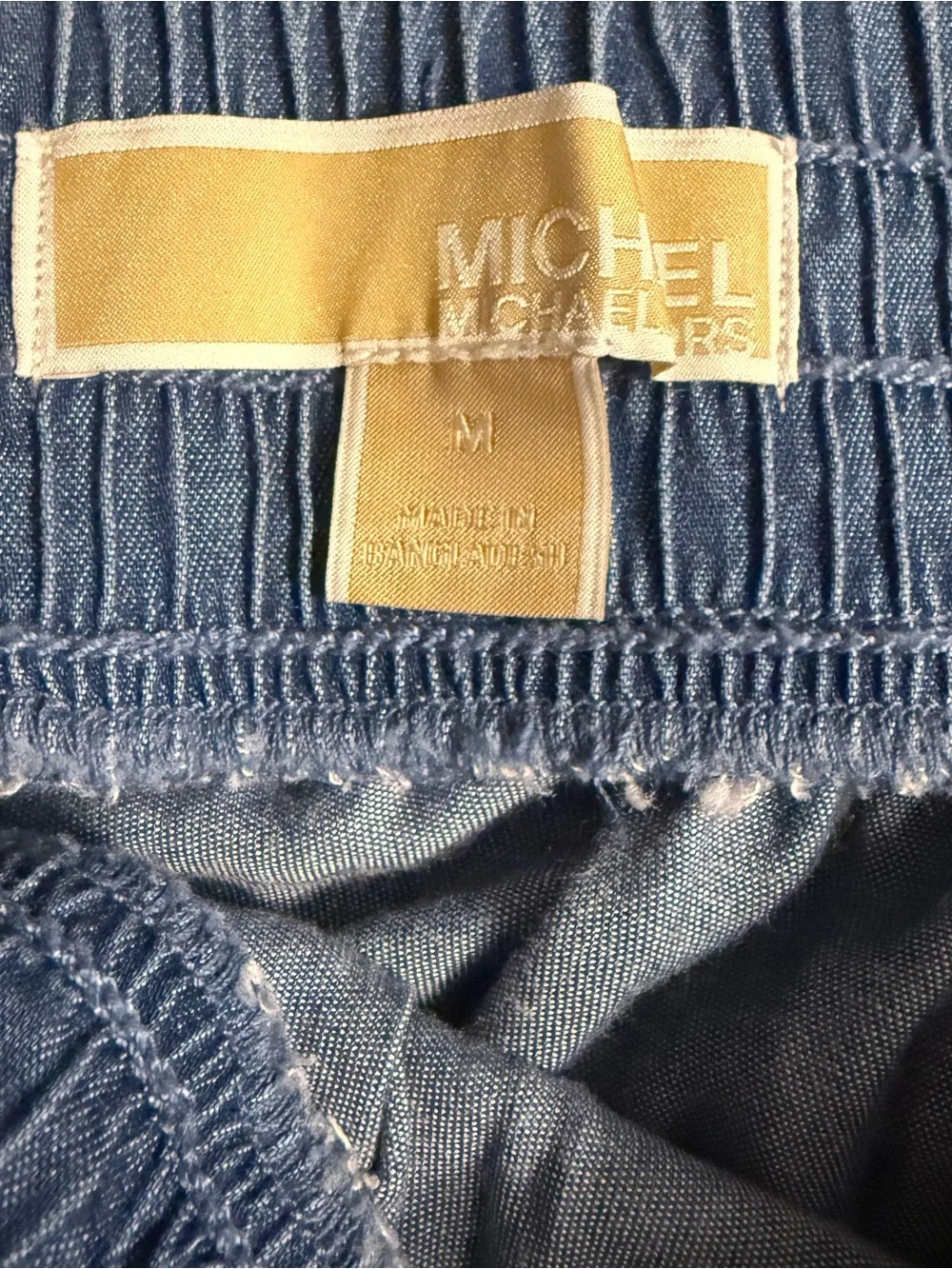 Michael Kors soft denim Tiered Skirt